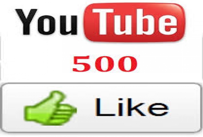 give you 500 genuine LIKES to any YouTube videos