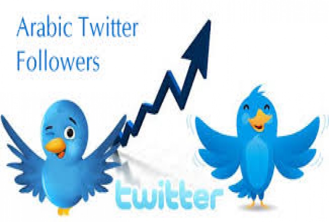 Add Real and active 1000+ Arab Twitter followers