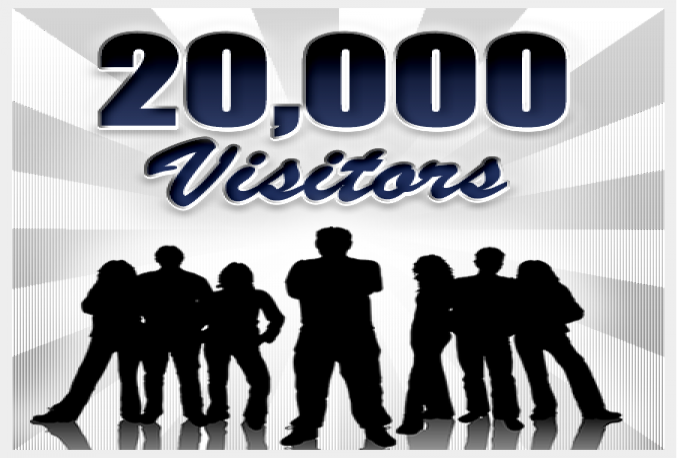 give you 14,000 Real Unique Visitors Ref facebook,Twitter,Google,Painterest,Youtube Instant