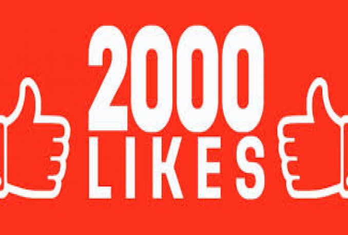 add Permanent 2000+Facebook post,comment like