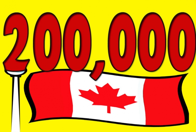Give you 200,000 Guaranteed CANADIAN Visitors to your site with proofs