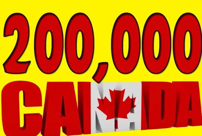 Give you 200,000 Guaranteed CANADIAN Visitors to your site with proofs