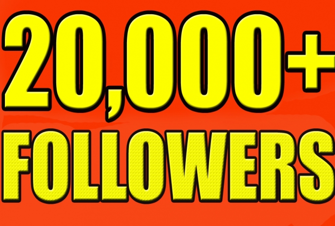 Twitter 100,000+Stable/NON Drop/Fast Followers.