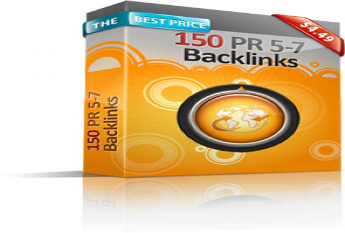 give you 150 High PR 5-7 Permanent Backlinks