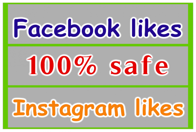 provide 1000+ Facebook Likes or 4000 Instagram likes/followers To make you famous on social media