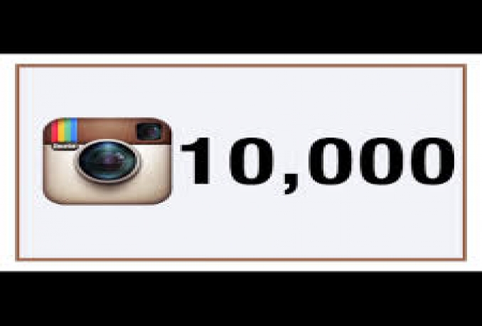 I will Instagram 10,000 Instant Fast Non Drop Followers 