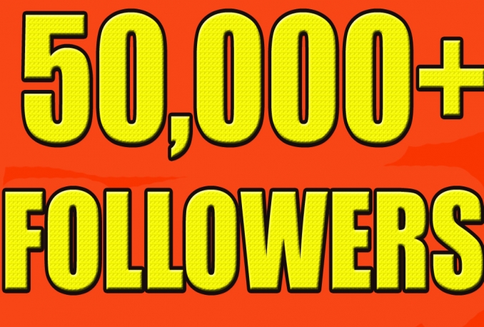 Gives you 50,000+Guaranteed Twitter Real Followers.    