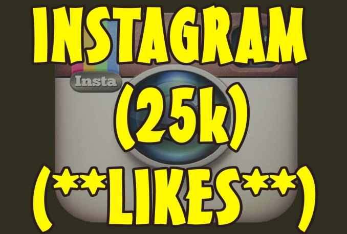 Instagram 25,000 Instant Fast Non Drop Followers      