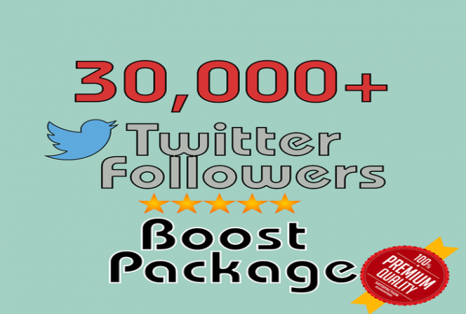 give you 30000 super fast Twitter followers 