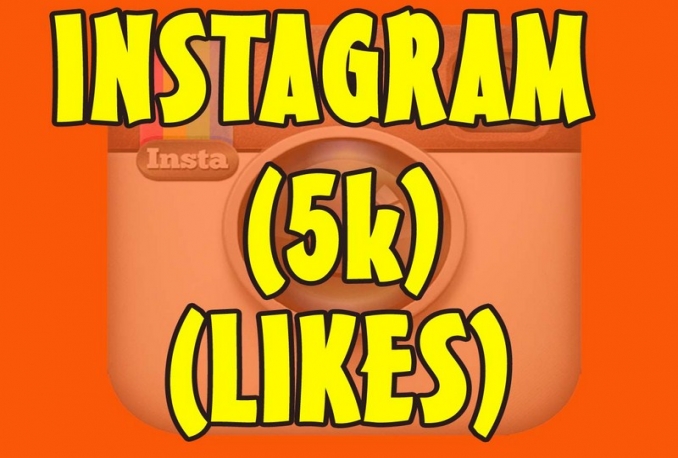 Instagram 5,000 Instant Fast Non Drop (LIKES)       