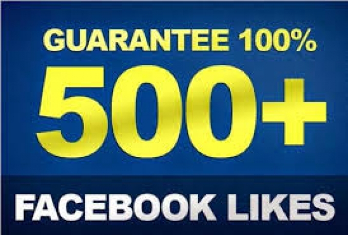 I will Gives you 500 Facebook Likes Real,& Fast Service try it now 