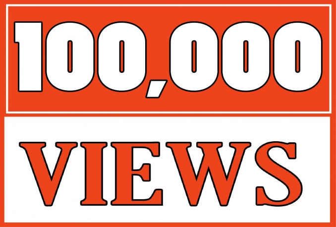 Give You High Quality 100,000+YOUTUBE views 