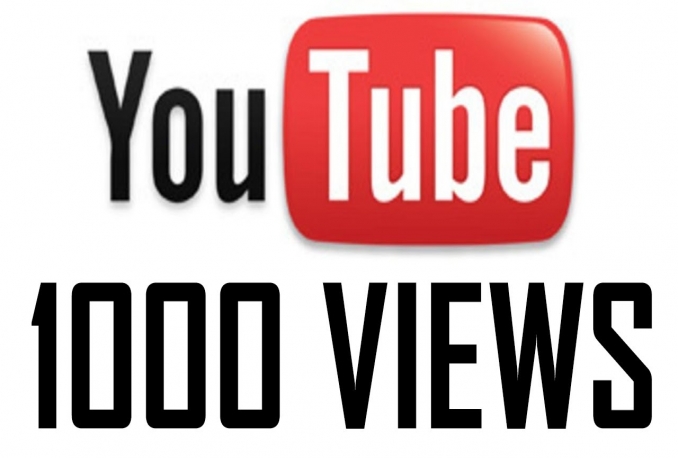 Provide 1000 REAL FAST NON DROP YouTube Views 