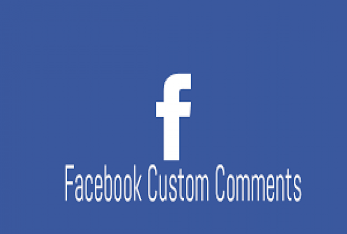 deliver 100 Facebook Custom comments 