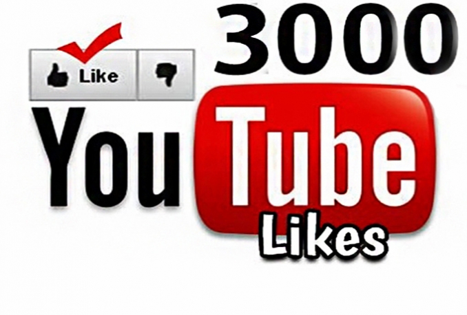 deliver YouTube splitable Likes 3000 Instant start 