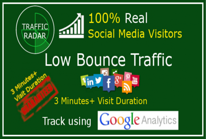 drive low bounce traffic with 3 minutes visit duration