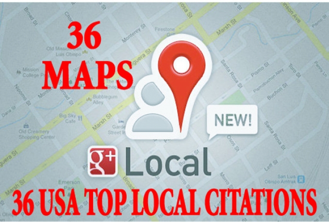 submit your business details to 36 top US Citations sites to boost your  Google+ ranking