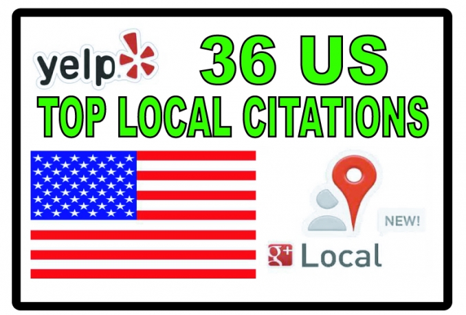 submit your business details to 36 top US Citations sites to increase your  Google+ page ranking 