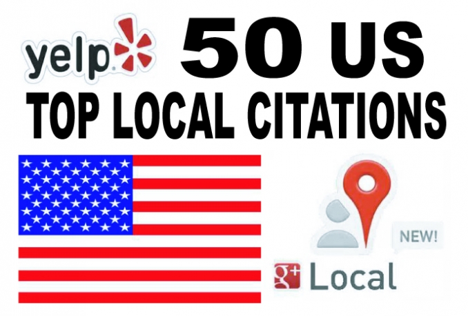 listing  your local business to the 50 top US citations sites to boost your Google places