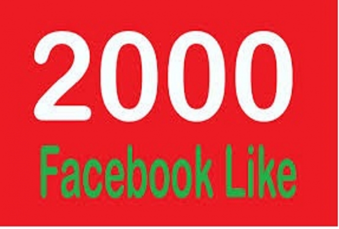 add you 2000 Real facebook Photo/Post likes