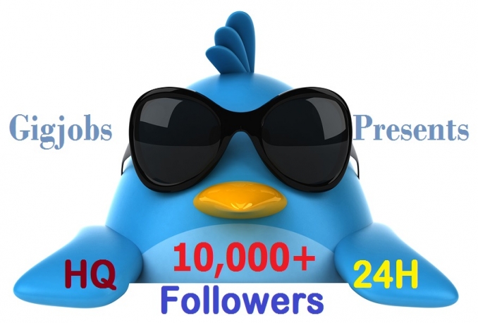 Add 5000 Twitter Followers Within 6-24 hours