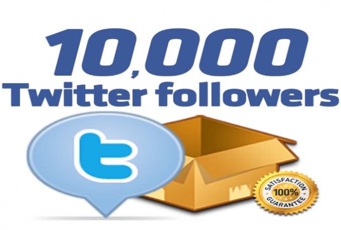 give you fast 10,000 Twitter Followers with in 24hrs 