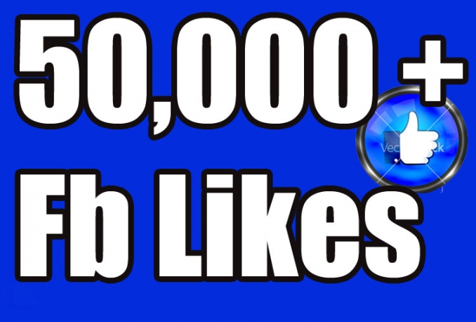 Gives you 50,000+Instantly started Guaranteed Facebook likes