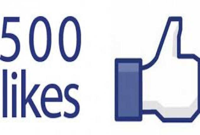 Top Quality 500+ Real And Active Likes to Facebook fanpage