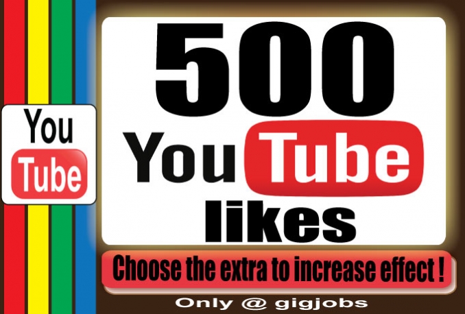 Get manually 500+ likes for your YouTube Video to improve Social Media and SEO Ranking