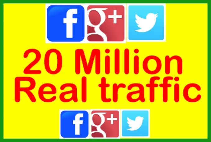 Promote 20 Million Real People on Facebook,Twitter,Google Plus For your Business/Website/Product or Any Thing You Want