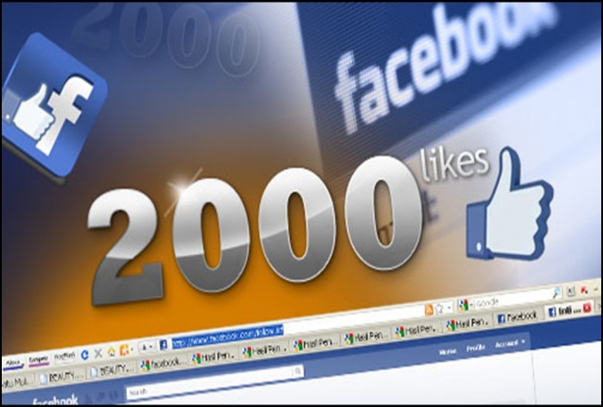 give you Real 2000+ Facebook Likes 100% Non Drop Guaranteed