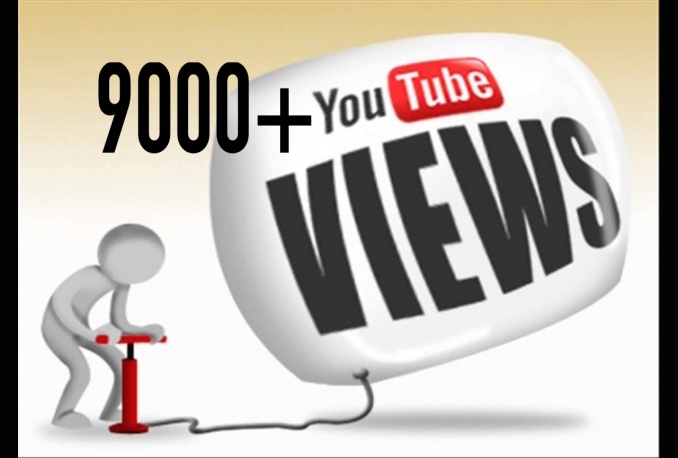 give you 9000+ High Retention YouTube Views