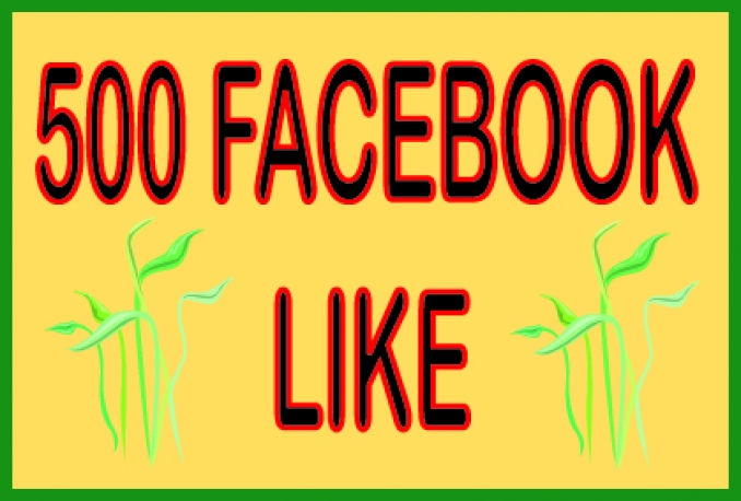 Super Fast Speed 500 Non Drop Facebook Facebook Page likes