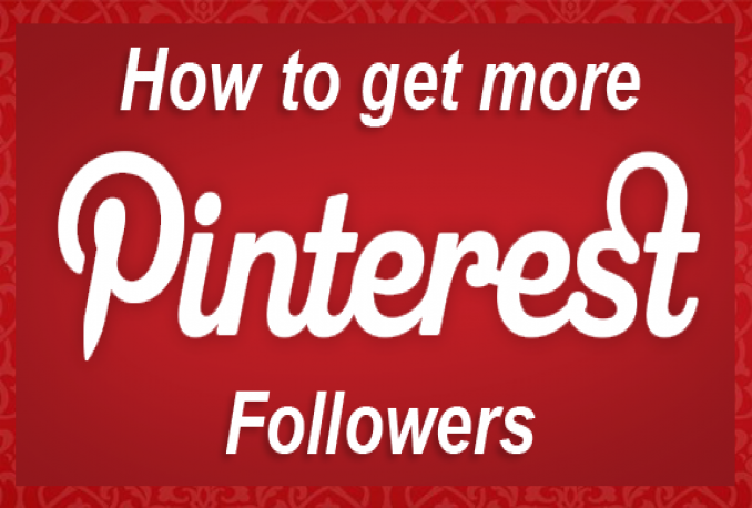 Give You Real & Non drop 100+ Pinterest Followers