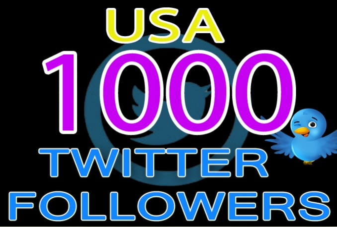 do 1000 USA Twitter Followers