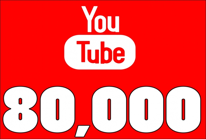 Give You High Quality 80,000+YOUTUBE views 