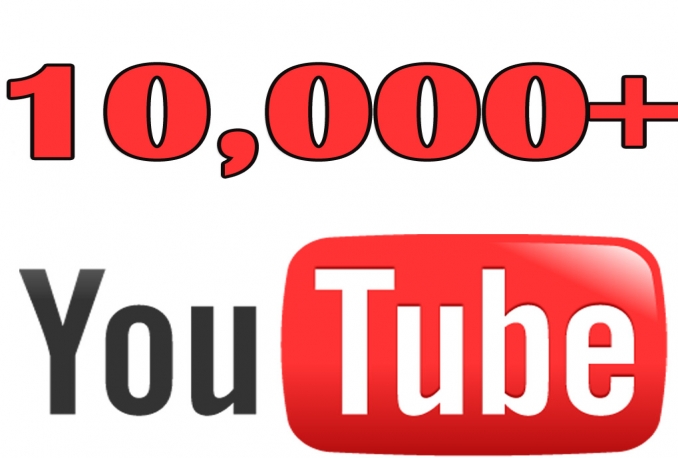 Give You High Quality 10,000+YOUTUBE views
