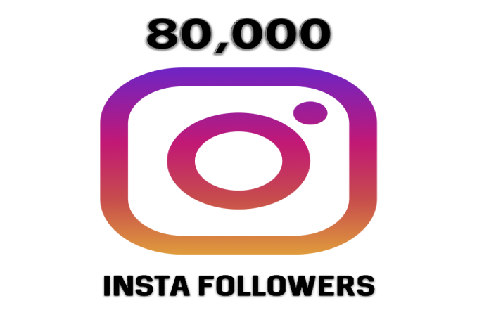 80,000 Instagram fast Followers