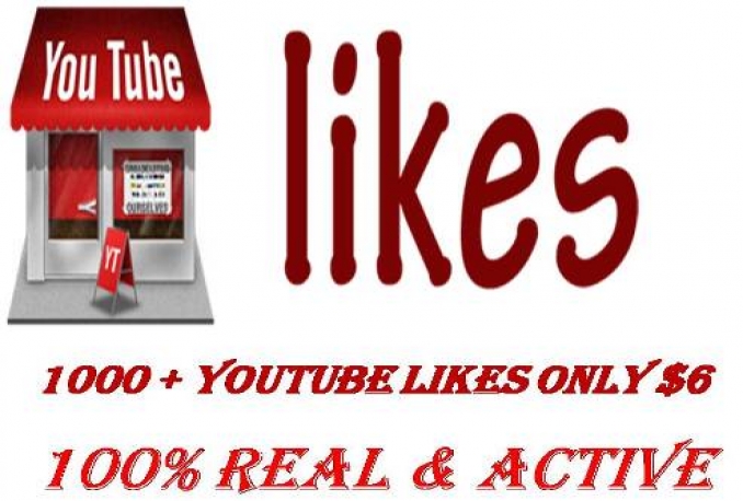add 1000+likes to your youtube video only $6