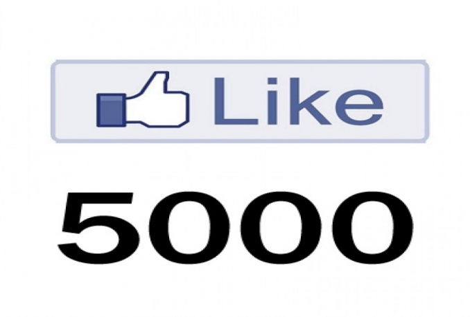 Gives you 5,000+Facebook Super Fast Instant Fan page likes 