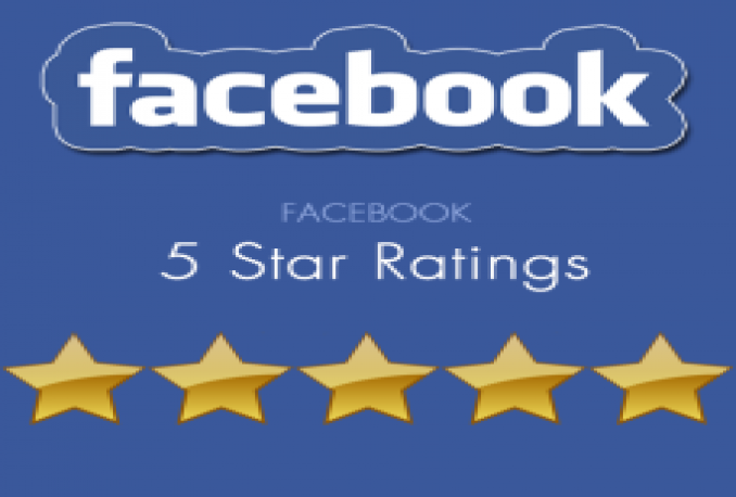 give you 500 facebook 5-star ratings