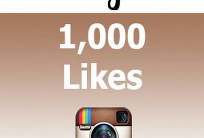 I will provide your Instagram Post with 1,000 Likes (Non-Dropping) 