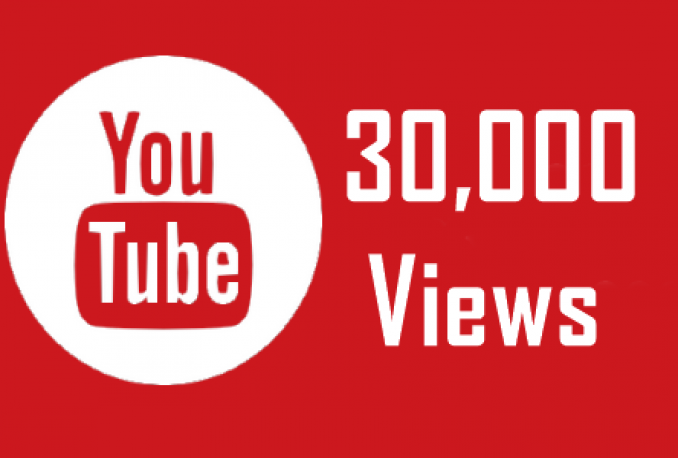give you High Quality 30000++ Youtube Views