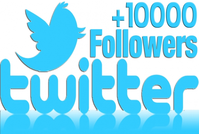 Amazing 10,000 Twitter followers Non-drop High quality
