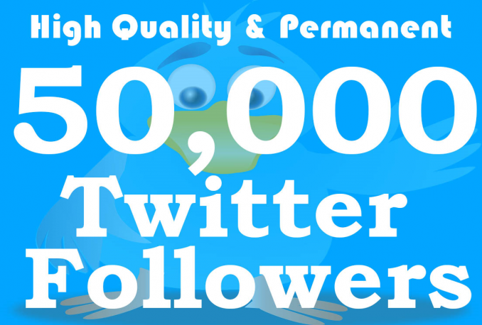 Add 50,000 Twitter Followers