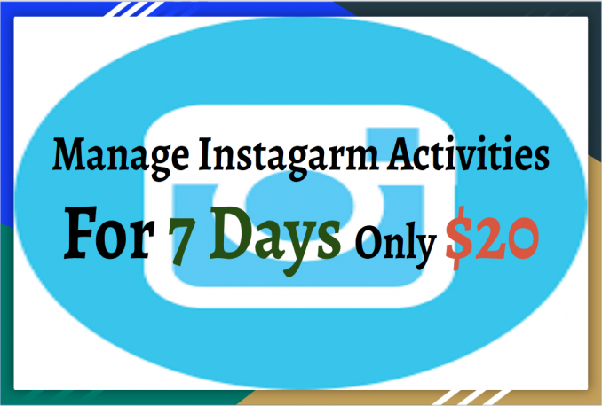 professionally do Instagram Manually Marketing must increase Target audience for 7 Days 