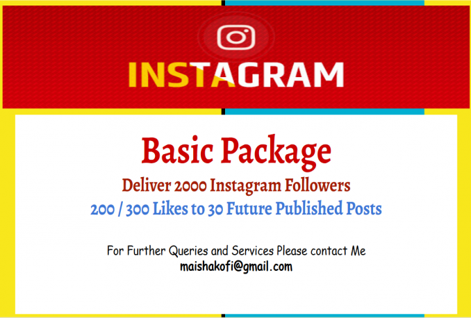 deliver Basic Social Proof Package of Instagarm