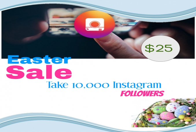 Organic Viral Promotion of 10K Followers of Instagarm